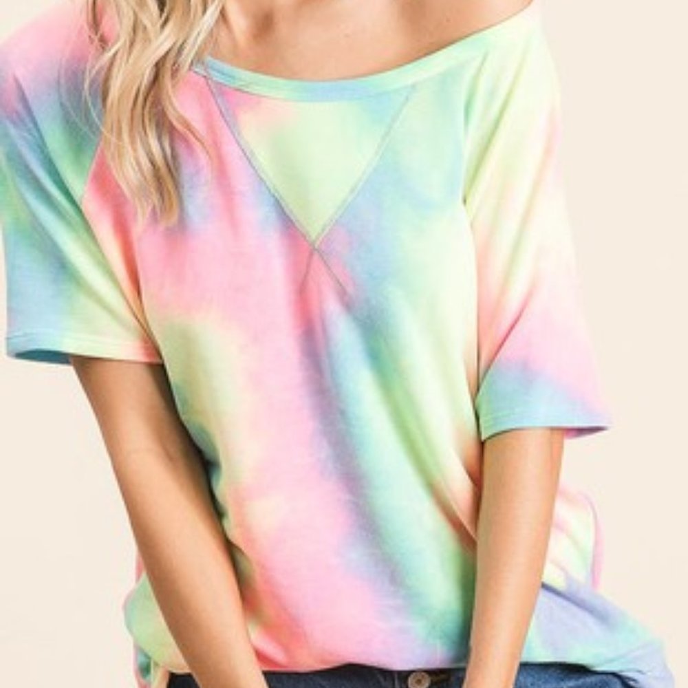 Last XL • French Terry Tie Dye Top - Picture 3 of 4